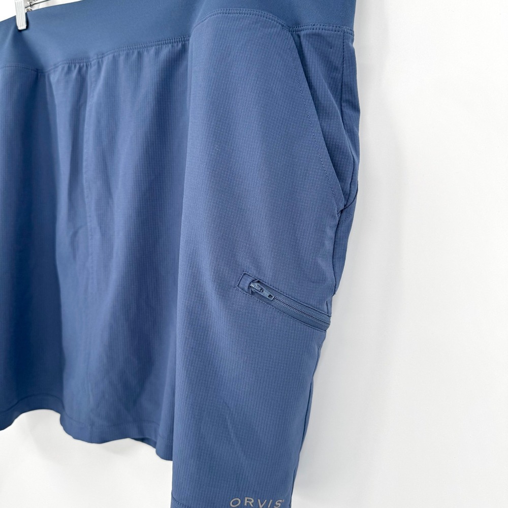 Orvis Womens‎ Blue Active Skort Pockets Athletic Skirt Built-in Shorts XXL - Picture 2 of 8